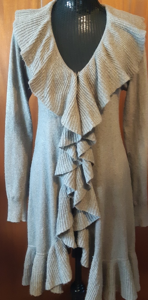 Slonl Taupe Cashmere Blend Sweater Size Medium